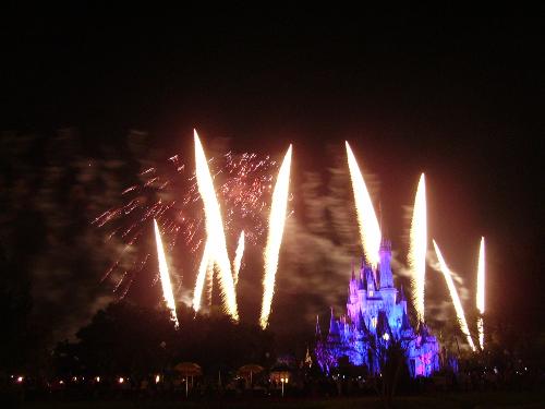 disney world - the fireworks at magic kingdom in disney world