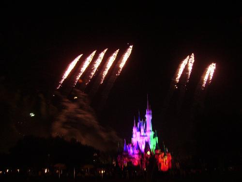 disney world - the fireworks at magic kingdom in disney world