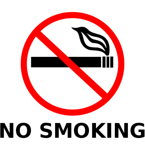 say No to smoking - No smoking, Smoking banned