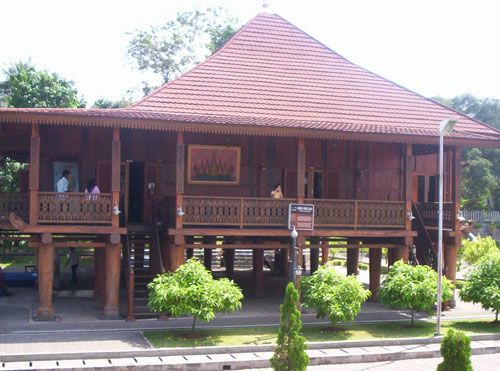 A classic house - This is a very traditional house of Lampung tribe.