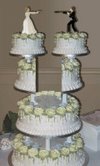 Wedding Cake - If you had had a cake like this at your wedding, wouldn't you wanna be a widow too? ROFL........it's a joke people!!!!