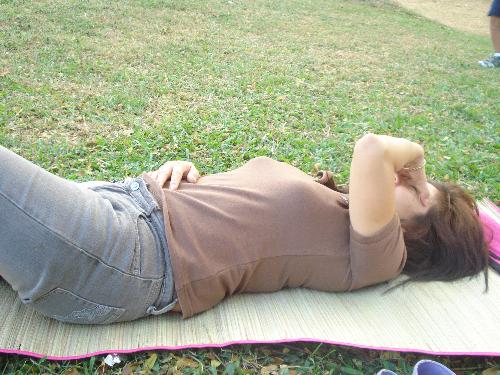 relax - taking a nap..