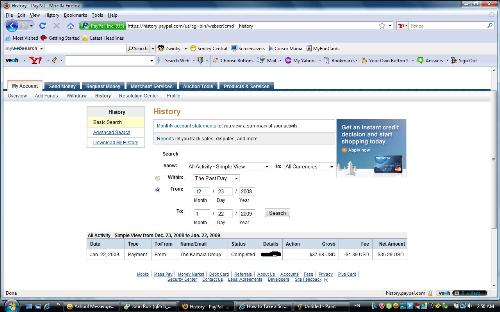 My Payout - I am so happy I got paid!!