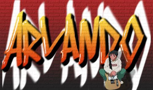 Photoshop-Made Image - I made this image in Photoshop. I learned how to do this via the internet. It has my name on it (graffiti) and 'Koyuki' from the Beck: Mongolian Chopquad Anime