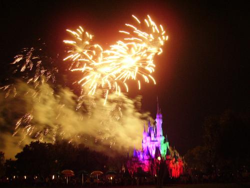disney world - fireworks at magic kingdom in disney world