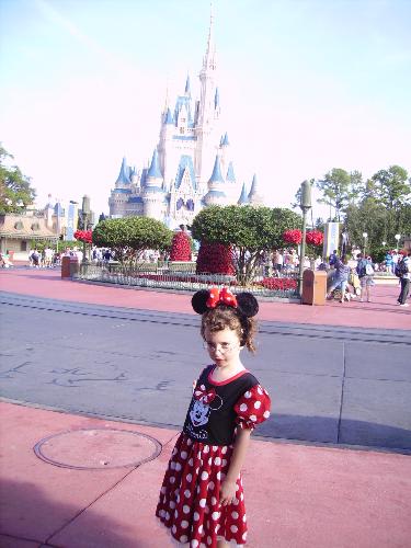 magc kingdom - my daughter at magic kingdom