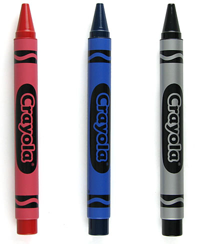 crayons - colored black?
