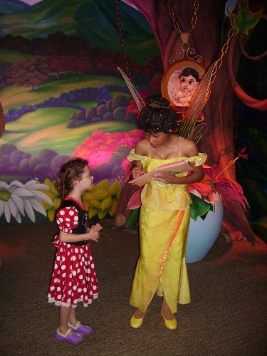disney fairy - my daughter with one of the fairy'