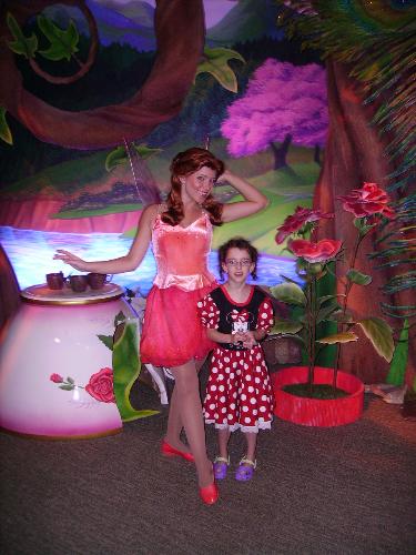 disney fairy - my daughter with a fairy at disney world