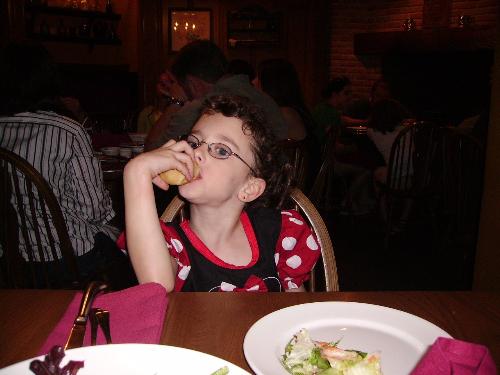 disney meal - eating at one of the disney restaurants