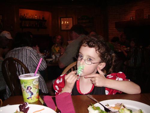 character meal - my daughter and i at a disney restaurant