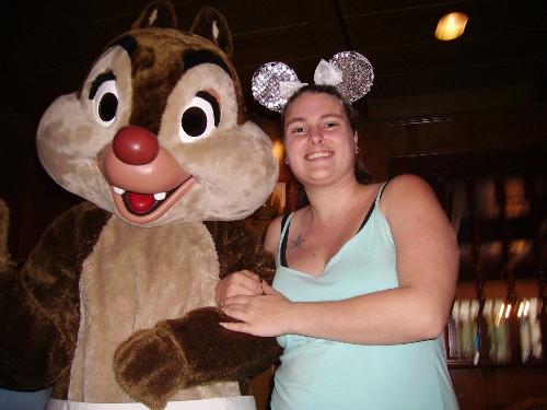 meal time - my daughter and i at a character meal at disney world