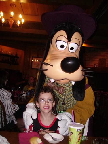 disney meal - my daughter and i at a character meal at disney world