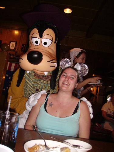 disney meal - my daughter and i at a character meal at disney world