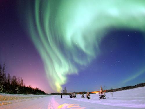 Aurora Borealis - It isn't very often that I get to enjoy the Northern Lights. I wish that I could see them more