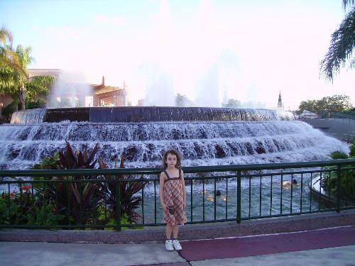 disney world - my daughter at epcot