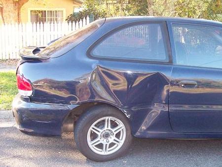car - my first car, wrecked. car - my first car, wrecked.