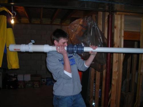 Cannon (2) - My friend holding the cannon