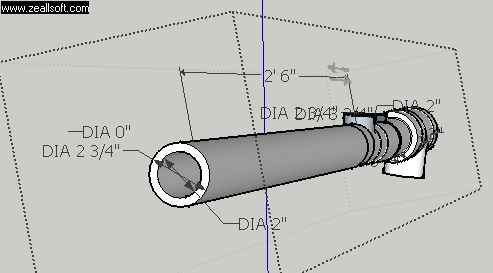 SketchUp Cannon (1) - This is a 3D drawing I quickly made in Google SketchUp It's actually pretty accurate!