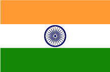 Indian National Flag - India's National Flag is also known as Tricolour. It has three stripes with Ashoka Chakra in the center.