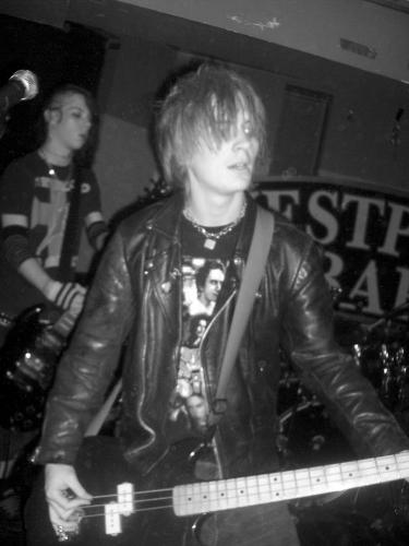 me playing bass - me playing bass a a gig.