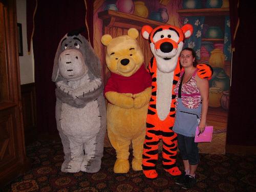 disney world - me and the winnie and the pooh gang at disney world
