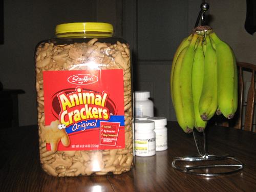 Bananas and animal crackers - A couple more of my fave treats. Bananas and animal crackers - A couple more of my fave treats.