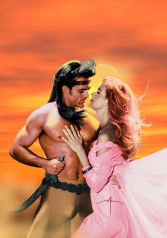 Art of Romance - romantic moment when sunrise i hold you in my arm in the beautiful sunshine