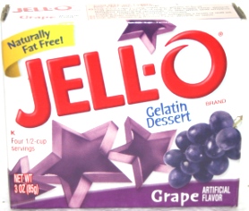 Grape Jello - Purple, grape Jell-O!