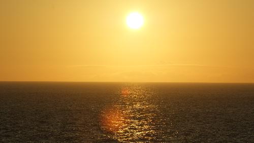 Sunrise - Sunrise off the cruise