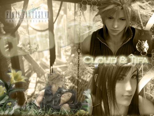 final fantasy cloud  - final fantasy cloud image with tifa