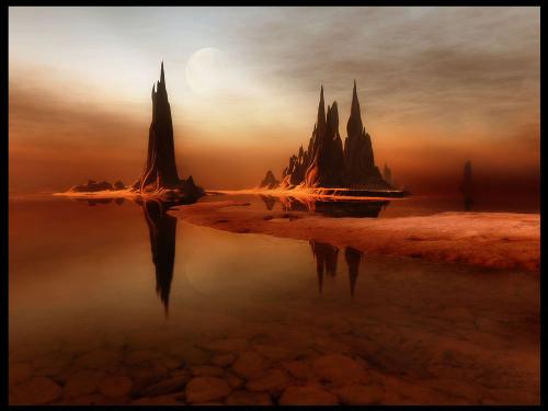 Landscape terrangen - 3d art