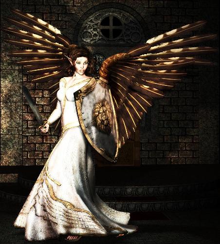 3d art - angel