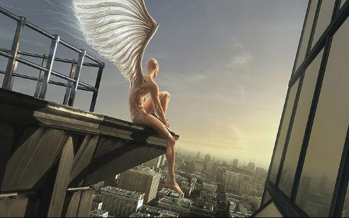 3d art - City angel!
