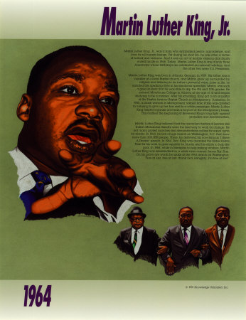 martin luther king jr. - Martin Luther King, Jr. was an African-American clergyman who advocated social change through non-violent means.