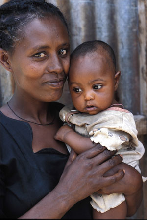 mother and child - a mother and child photo taken in ethopia