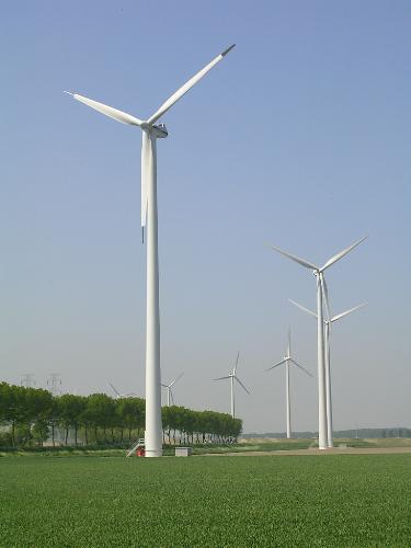 wind power  - wind mills in holland