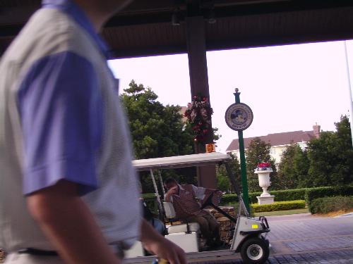 disney resort - right outside the lobby at the disney resort