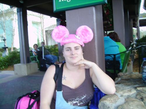me at disney - my daughter taking my pic at disney