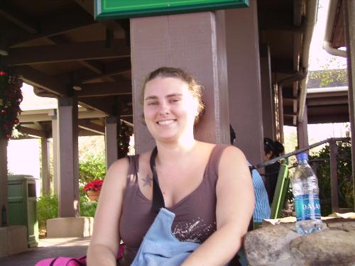it's me - me waiting to leave the disney resort
