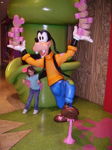 disney stuff - this is the disney themed stuff at the airport in orlando