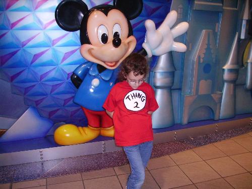 disney stuff - this is the disney themed stuff at the airport in orlando