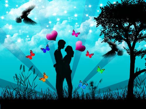 Valentine's day - this was the picture designed by me for this valentine's day using photoshop and i send it to all my friends and it got good responses..,