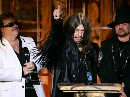 Lynyrd Skynyrd Were Inducted Into the Rock 'n' Rol - Billy Powell on the left, Bob Burns in the center, & Gary Rossington original members of Lynyrd Skynyrd. This photo was taken during the induction of Lynyrd Skynyrd into the Rock 'n' Roll Hall of Fame in March 2006. Lynyrd Skynyrd Were Inducted Into the Rock 'n' Rol - Billy Powell on the left, Bob Burns in the center, & Gary Rossington original members of Lynyrd Skynyrd. This photo was taken during the induction of Lynyrd Skynyrd into the Rock 'n' Roll Hall of Fame in March 2006.