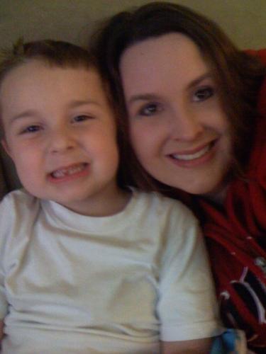 Wes and Me - Trying to make him be still for the camera
