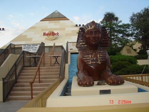 Hard Rock Cafe, Myrtle Beach SC - The pyramid at the Hard Rock Cafe in Myrtle Beach.