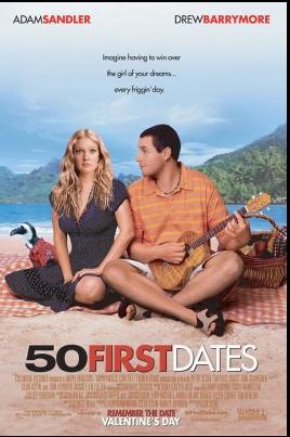 Date - 50 first date movie poster.