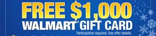 Walmart Gift Card - An email about a free gift card from walmart. SCAM!