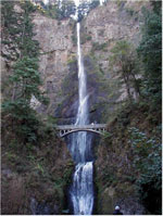 Multnomah Water Falls in U.S. - My visit to Multnomah Water Falls