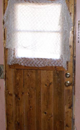 Inside of door - the inside section of door